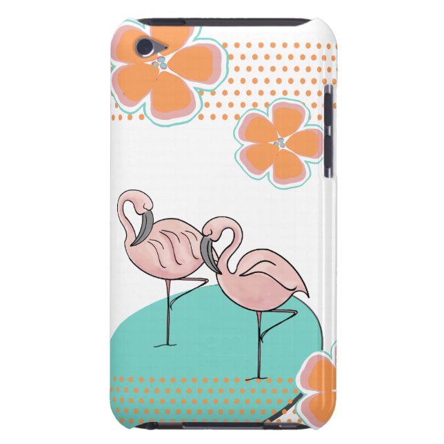 Flamingo Poolside iPod Case-Mate Hülle (Rückseite)