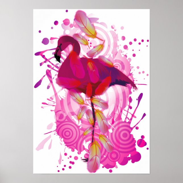 Flamingo Poster (Vorne)
