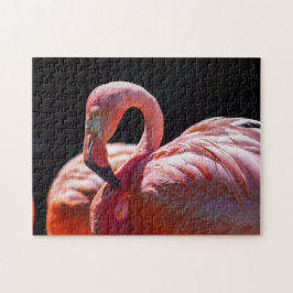 Flamingo-Puzzlespiel