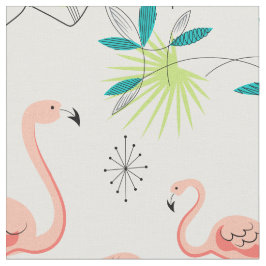 Flamingo-rama Gewebe Stoff