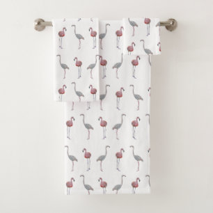 Flamingo-Raserei-Badezimmer-Tuch-Set Badhandtuch Set