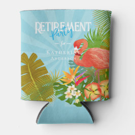 Flamingo Retirement Blue Cooler Dosenkühler