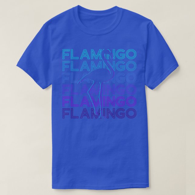 Flamingo Retro Gift T-Shirt (Design vorne)