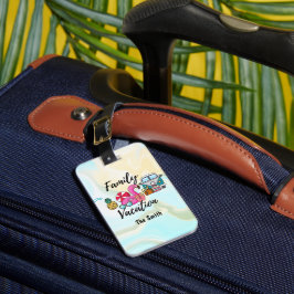 Flamingo Road Ausflug zum Meer Familienurlaub  Gepäckanhänger