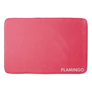 Flamingo rosa Farbname Badematte