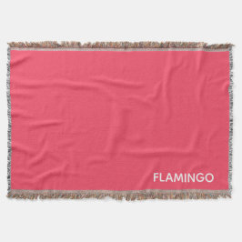 Flamingo rosa Farbname Decke