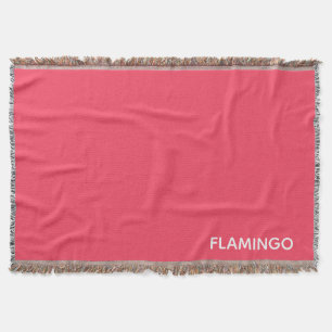 Flamingo rosa Farbname Decke