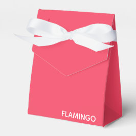 Flamingo rosa Farbname Geschenkschachtel