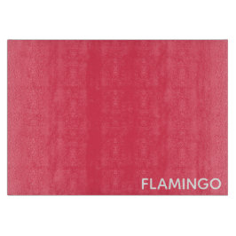 Flamingo rosa Farbname Schneidebrett