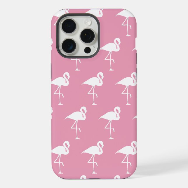 Flamingo Rosa iPhone 15 Pro Max Hülle (Rückseite)