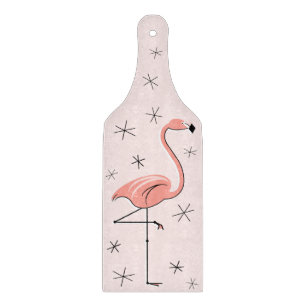 Flamingo Rosa Schneidbrett Paddle Schneidebrett