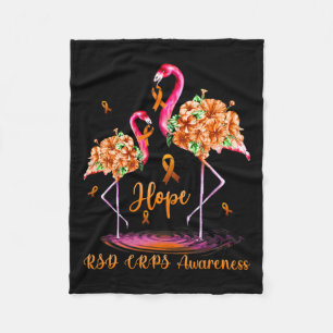 Flamingo Rsd Crps Awareness 1 Fleecedecke