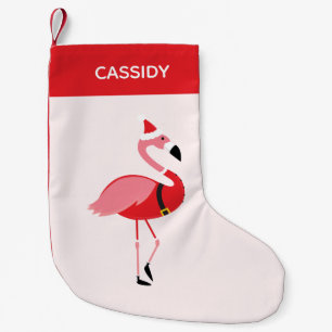 Flamingo Santa Fun Animal Kleiner Weihnachtsstrumpf