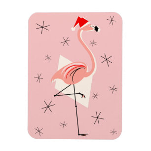 Flamingo Santa Rosa Magnet flexibles Portrait