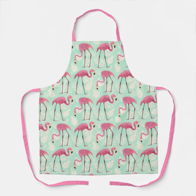 Flamingo-Schürze Schürze (Vorderseite)