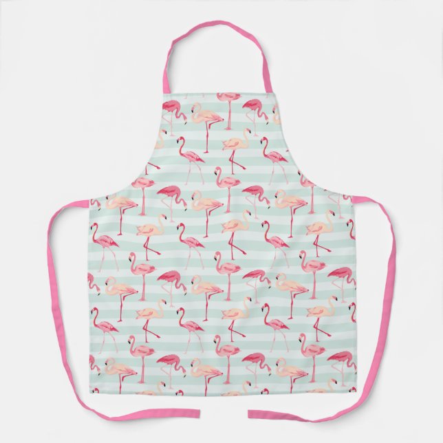 Flamingo-Schürze Schürze (Vorderseite)
