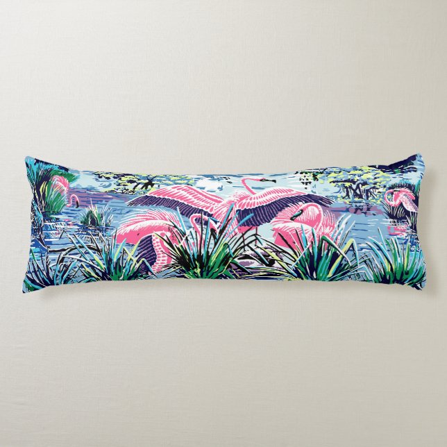 Flamingo Seitenschläferkissen (Vorderseite)