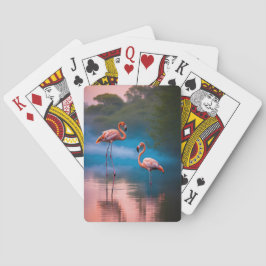 Flamingo Serenity Spielkarten
