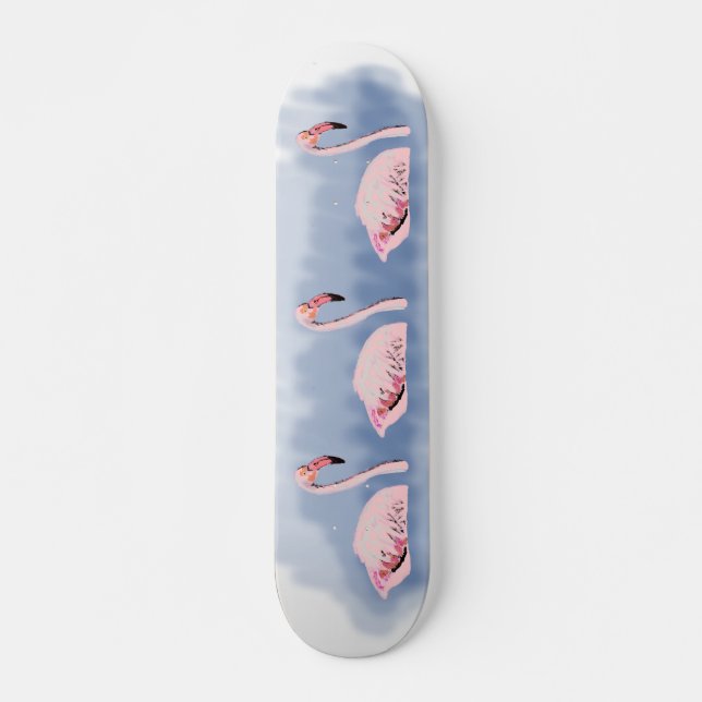 Flamingo Skateboard (Vorne)