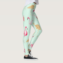 Flamingo-Sommerminze, Rosa und GoldGlitter leggi