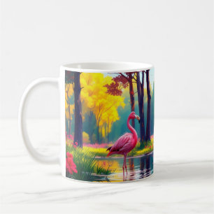 Flamingo Stehend im See-365476 Kaffeetasse