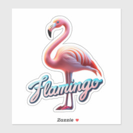 Flamingo Sticker, die Sie zum Lächeln bringen Aufkleber