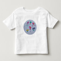 Flamingo-Strand-T-Shirt für Kleinkinder