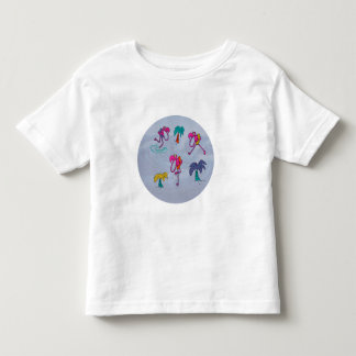 Flamingo-Strand-T-Shirt für Kleinkinder Kleinkind T-shirt