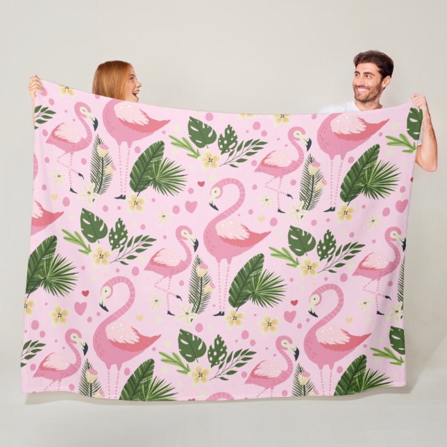 Flamingo Summer Collection 1 Design 8 Fleecedecke (Beispiel)