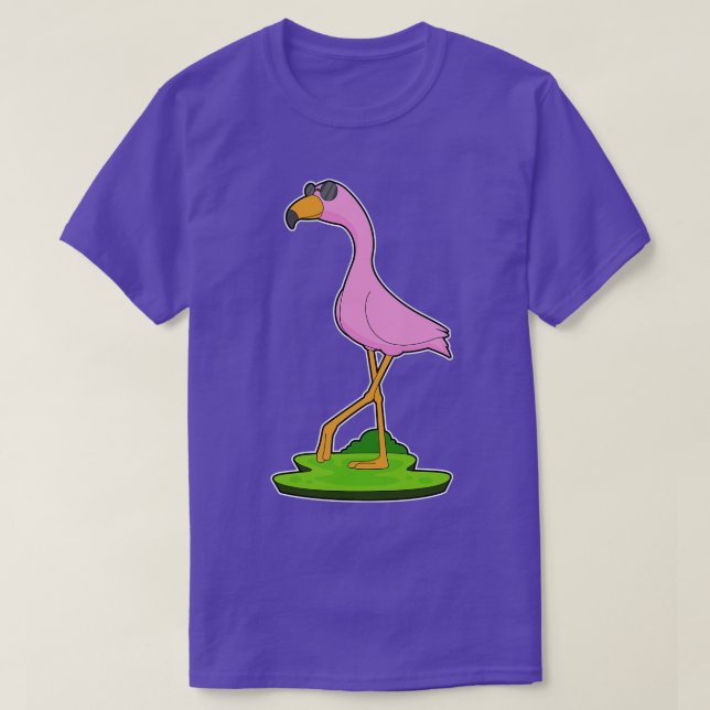 Flamingo Sunglasses T-Shirt (Design vorne)