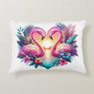 Flamingo Sunset Pillow Dekokissen