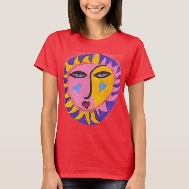 Flamingo Sunset T-Shirt (Vorderseite)