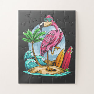 Flamingo surfen
