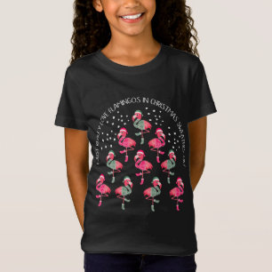 Flamingo Sweater Christmas Tree Funny Geschenk T-Shirt
