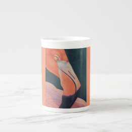 Flamingo-Tasse Prozellantasse