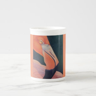Flamingo-Tasse Prozellantasse
