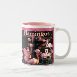 Flamingo-Tasse Zweifarbige Tasse