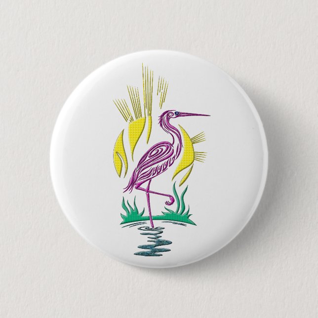 Flamingo Tote Bag Button (Vorderseite)