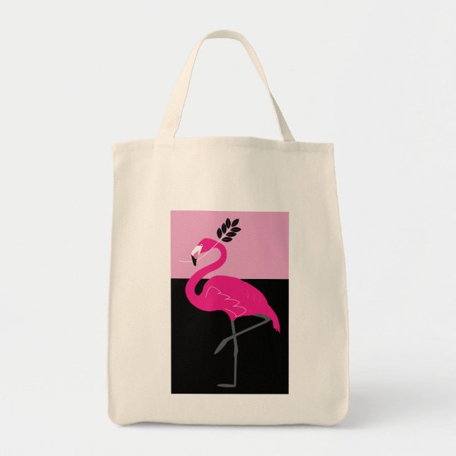 Flamingo Tote Bag Tragetasche (Vorne)