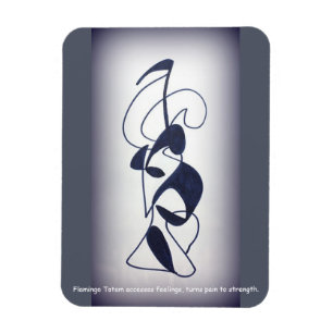 Flamingo Totem Magnet