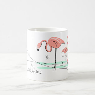 Flamingo-Trio 3" Namen" Tasse