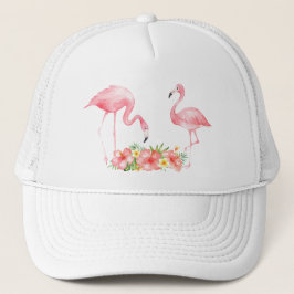 Flamingo Tropical Baseball Cap Truckerkappe