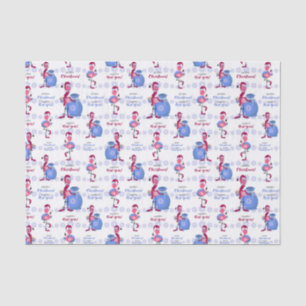 Flamingo Tropical Christmas Seidenpapier