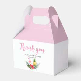 Flamingo Tropical Es ist eine Girl Baby Dusche Geschenkschachtel