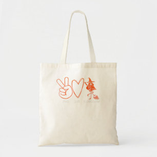 Flamingo Tropical Peace Liebe Flamingoween Tragetasche