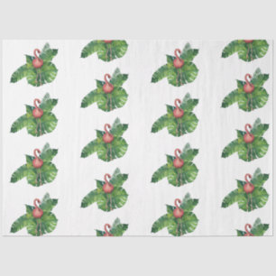 Flamingo Tropical Vibes Series Design 12 Seidenpapier