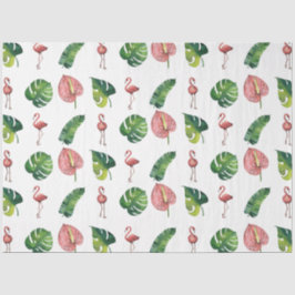 Flamingo Tropical Vibes Series Design 3 Seidenpapier