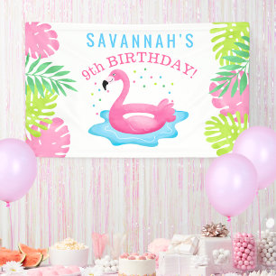 Flamingo-tropische Banner