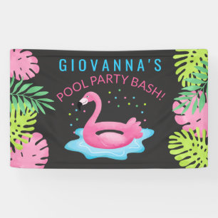 Flamingo-tropische Banner