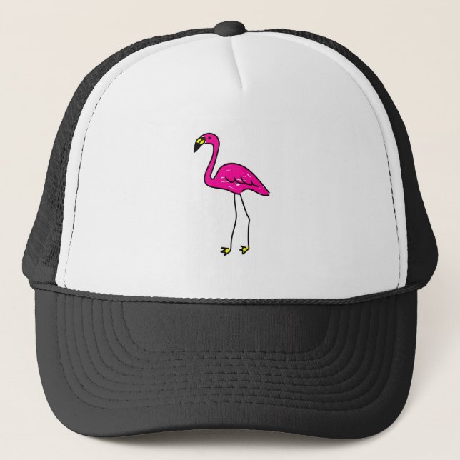 Flamingo Truckerkappe (Vorderseite)
